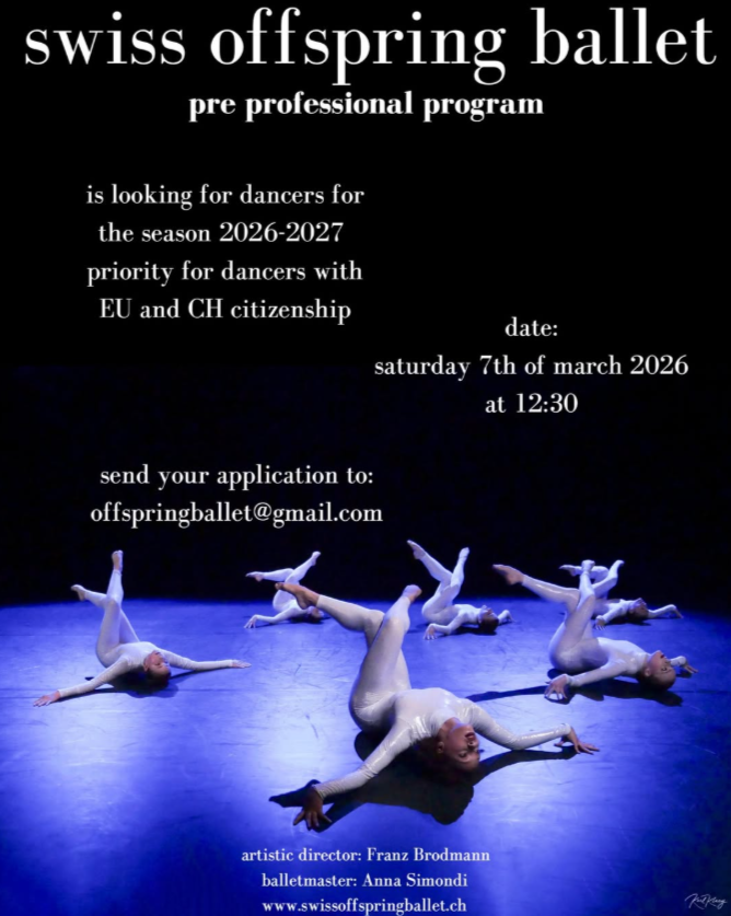 BALLET AUDITION: Swiss Offspring Ballet(スイスオフスプリングバレエ)